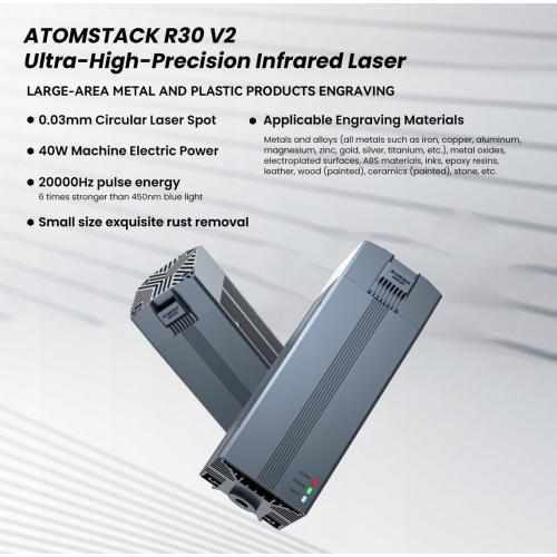 Modul laser R30 v2 cu infraroșu Atomstack